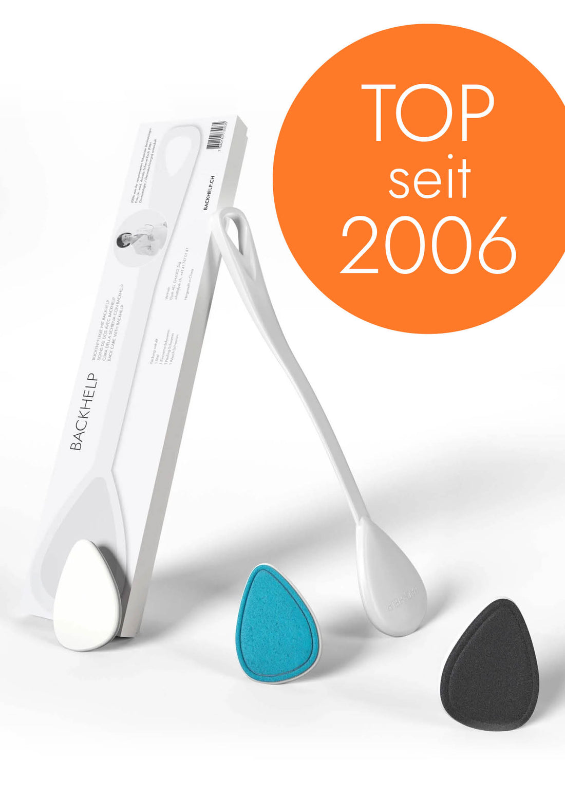 Backhelp Eincreme-Peeling-Wasch-Hilfe für den Rücken